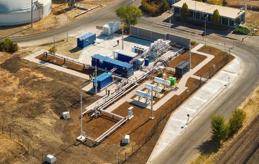 Grupul MOL lansează prima unitate de producție a biometanului la Szarvas