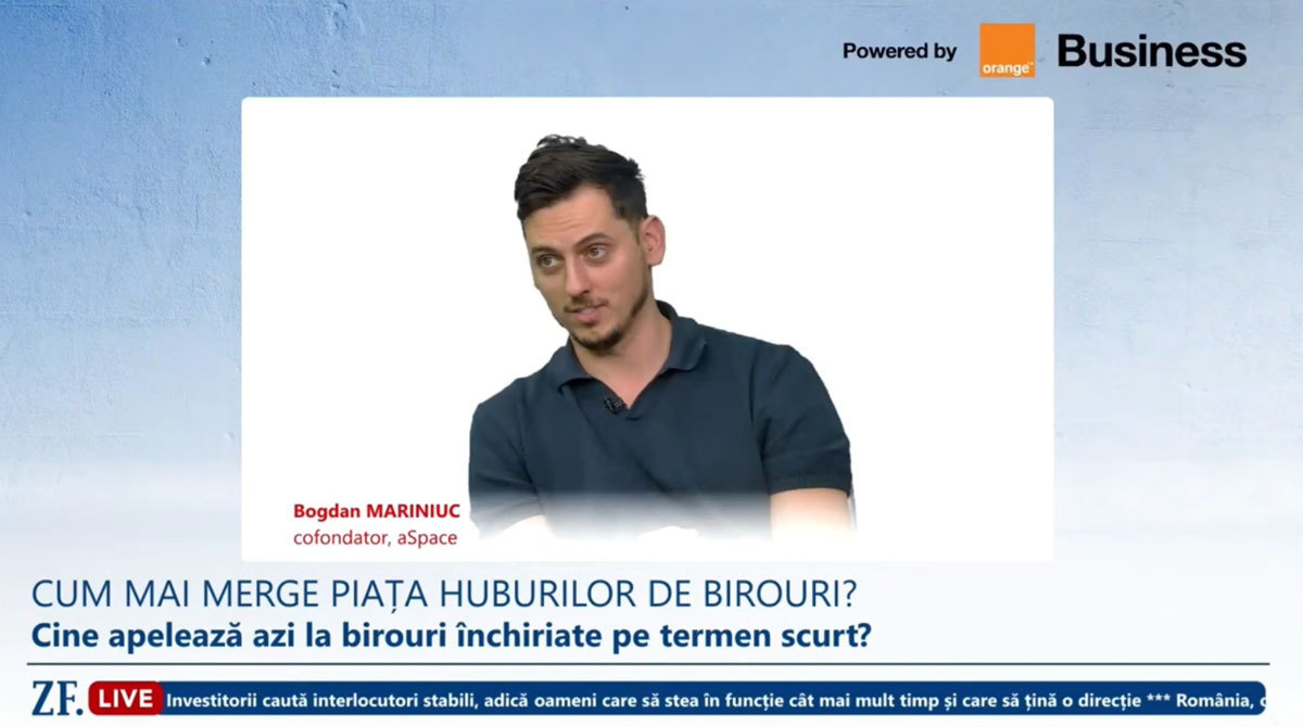Piața spațiilor de coworking din România reprezintă doar 2% din segmentul total de birouri