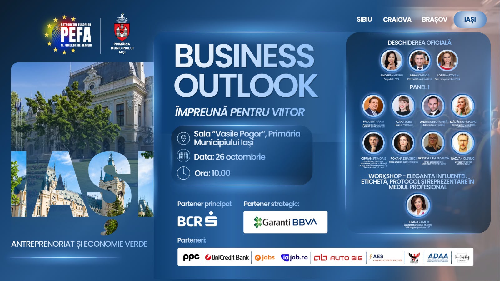 Conferința Business Outlook 2026 la Iași: dialog între administrația publică și mediul de afaceri