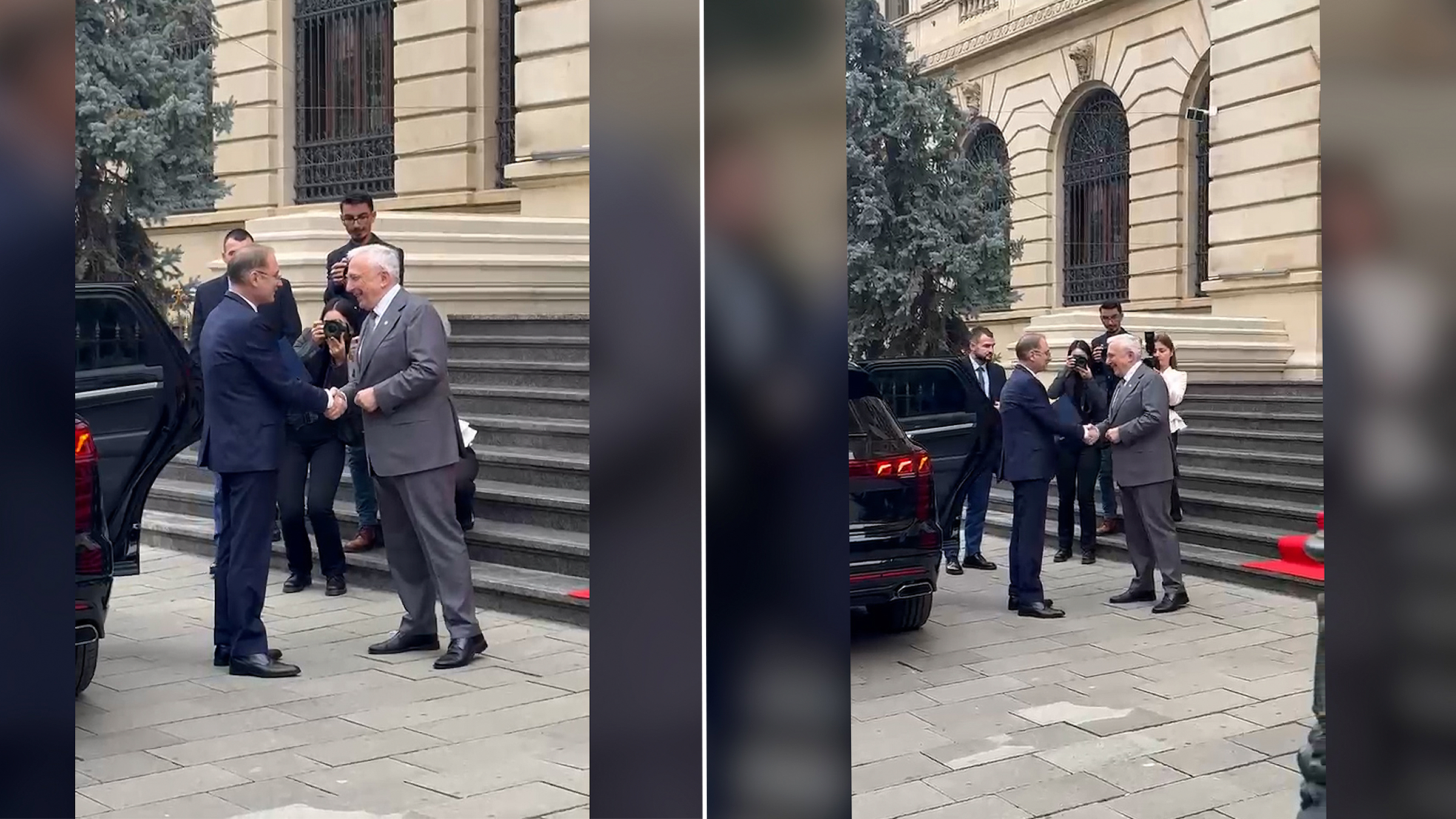 Premierul Luca Niculescu se întâlnește cu Mugur Isărescu la BNR și cu reprezentanții mediului de afaceri