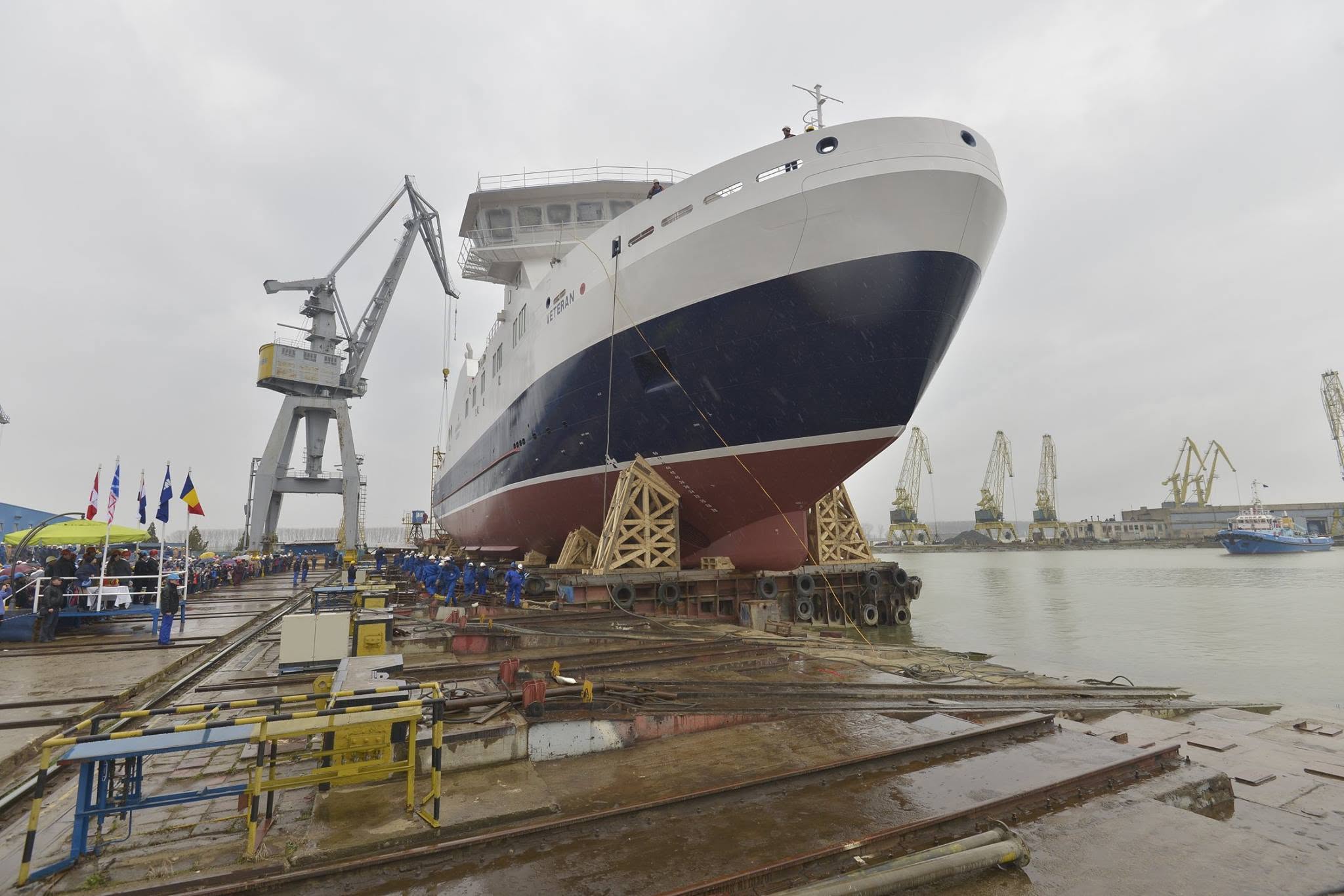 Industria șantierelor navale din România: cifra de afaceri a scăzut cu peste jumătate de miliard de lei