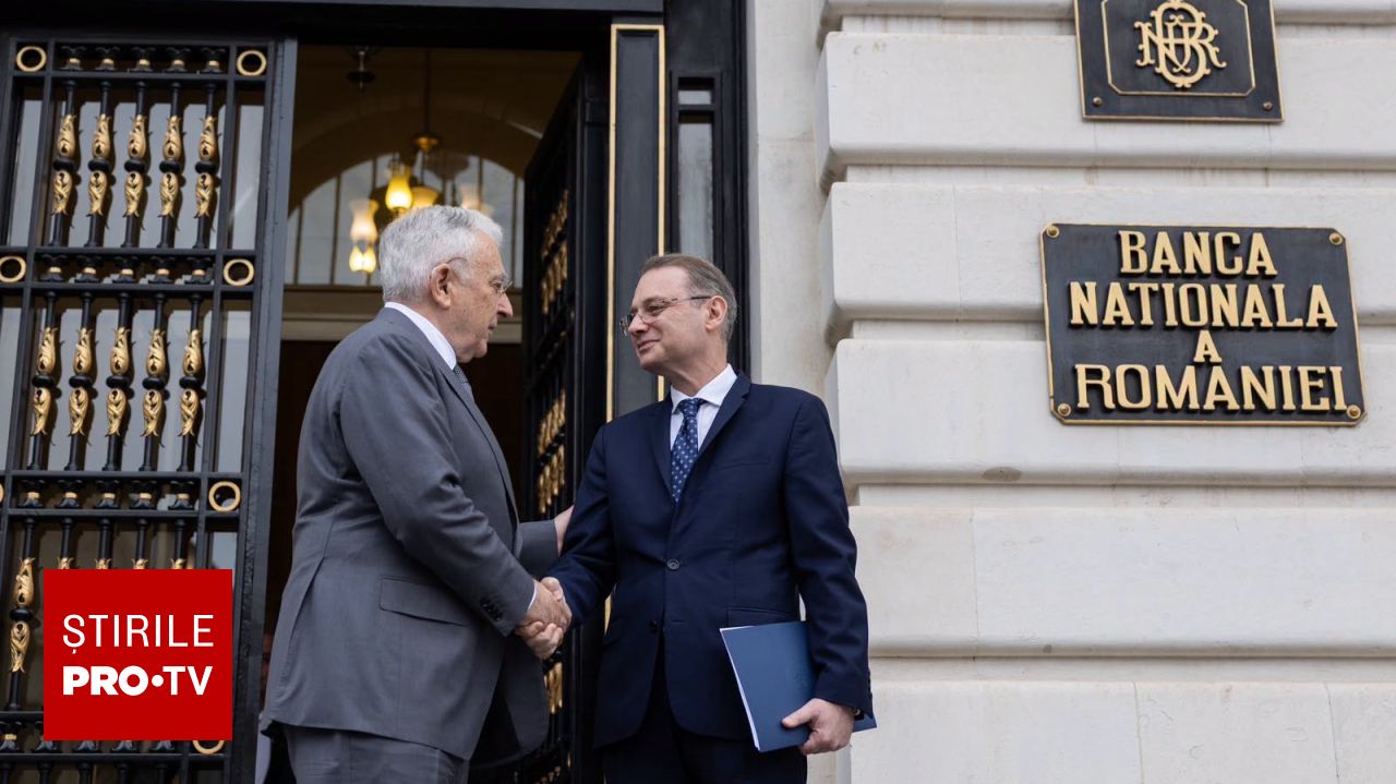Premierul Luca Niculescu a prezentat prioritățile Guvernului către Guvernatorul BNR, Mugur Isărescu