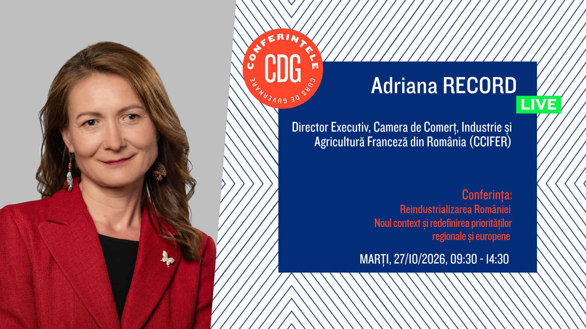 Adriana Record: România trebuie să crească valoarea adăugată și productivitatea în industrie