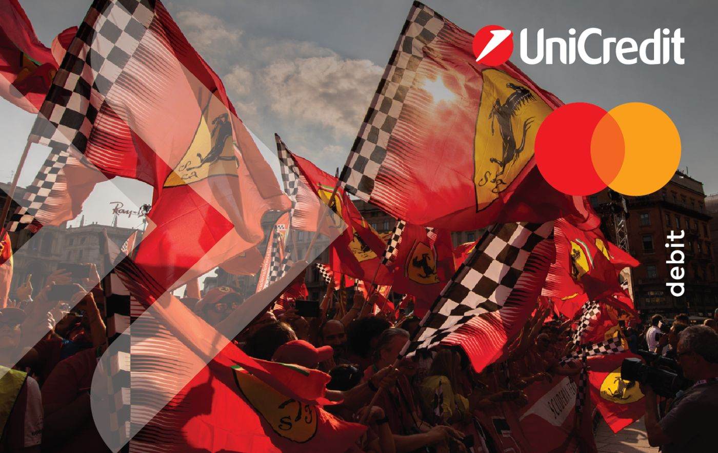 UniCredit Bank introduce designuri de la Scuderia Ferrari HP pentru cardurile virtuale