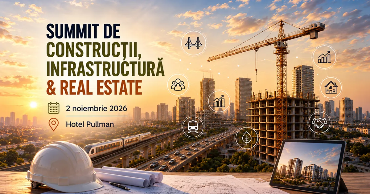 Newsweek Construcții Summit 2026: Analiza investițiilor în infrastructură și a pieței imobiliare