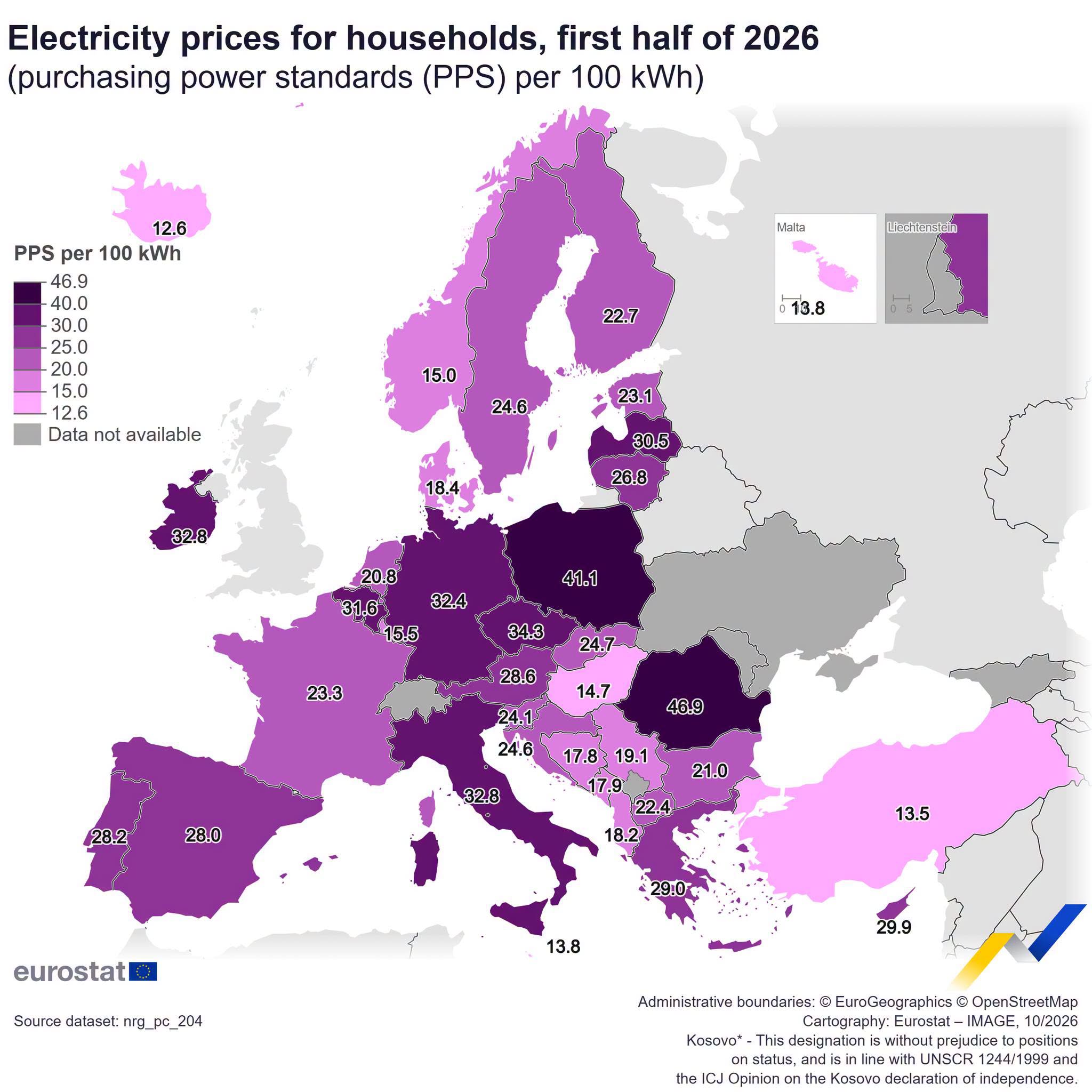 România înregistrează cele mai mari creșteri de prețuri la electricitate și gaze din Uniunea Europeană