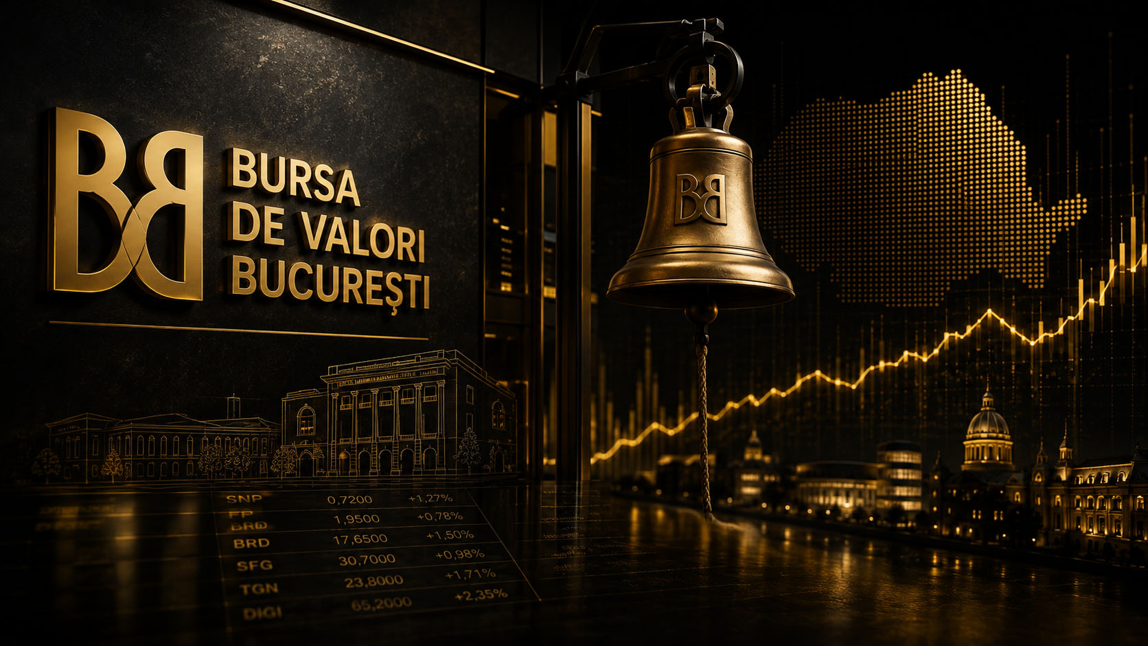 Bursa de la București a înregistrat o scădere de 8,89 miliarde de lei a capitalizării într-o singură săptămână