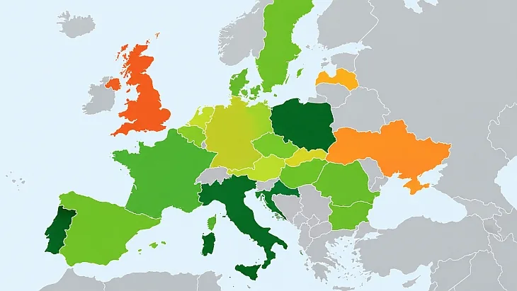 Stocurile de gaze din Europa sunt la 70%, sub media ultimilor cinci ani, pe fondul prețurilor ridicate
