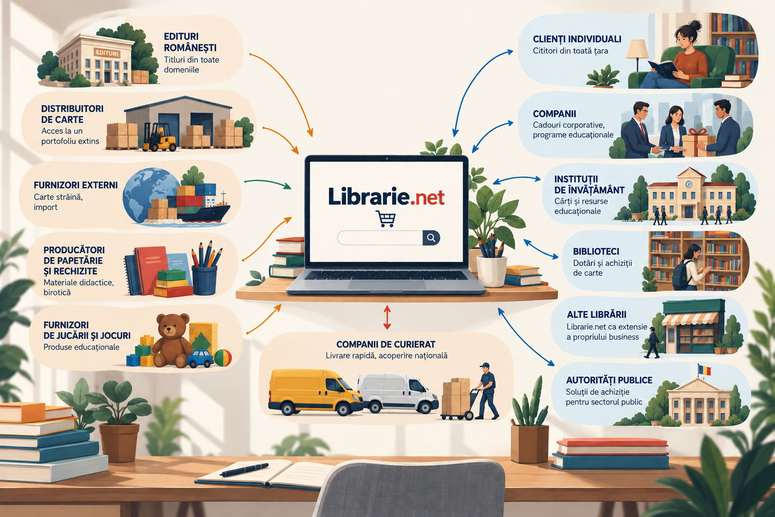 Librarie.net înregistrează afaceri de 28 milioane lei în 2025, cu o creștere de 14%