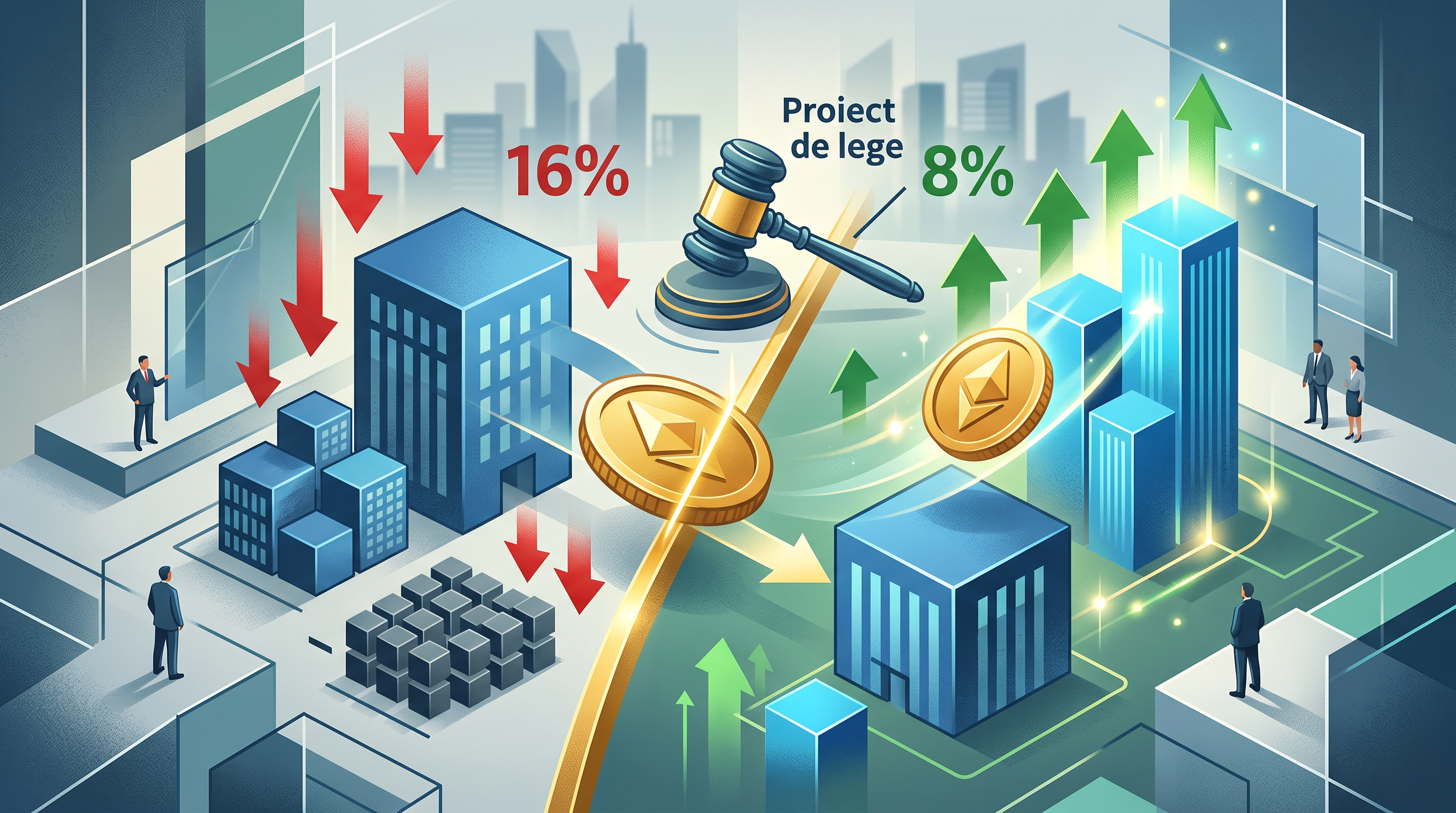 Proiect de lege care ar putea reduce impozitul pe dividendele între firme de la 16% la 8%