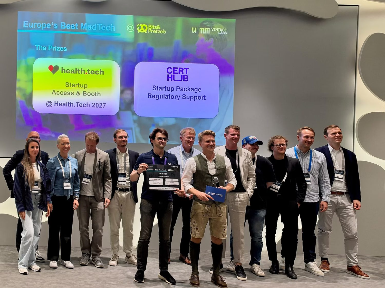 .lumen câștigă premiul Europe’s Best MedTech la München, în cadrul evenimentului Bits & Pretzels