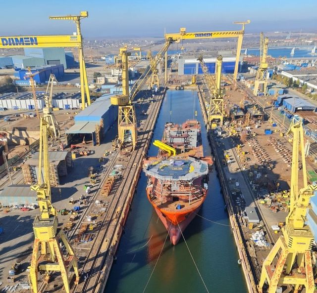 Vânzarea Șantierului Naval Damen Mangalia: nicio ofertă la a patra licitație, prețul va fi redus