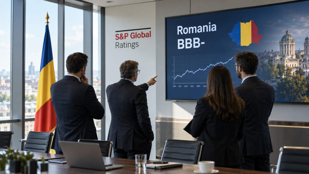 S&P va publica vineri noua evaluare a ratingului de țară pentru România
