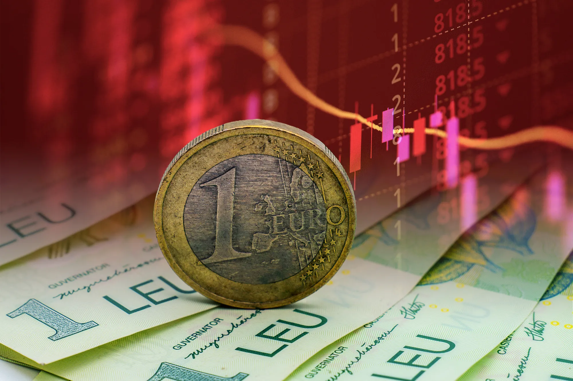 Fluctuația majoră a cursului EUR/RON: ING analizează prăbușirea valorii leului și riscurile de rating