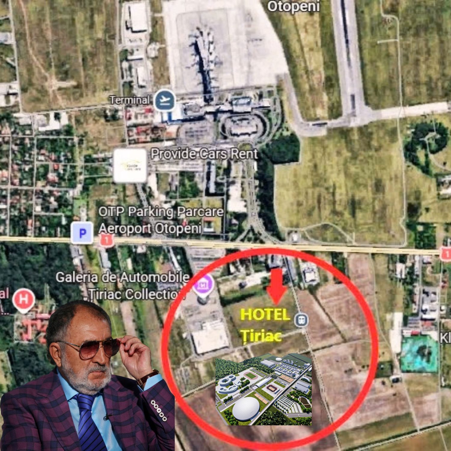 Grupul Țiriac construiește un hotel de 4 stele în Otopeni, lângă Aeroportul Henri Coandă