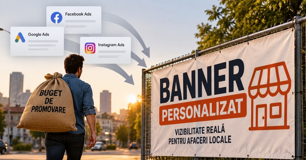 Reevaluarea bugetelor de marketing: micii antreprenori migrează de la publicitatea digitală către suporturile fizice