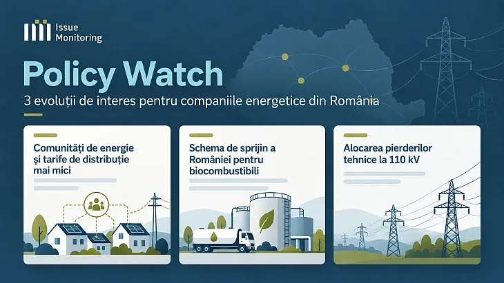 Evoluții reglementare în sectorul energetic: tarife reduse pentru comunități și noi reguli pentru biocombustibili