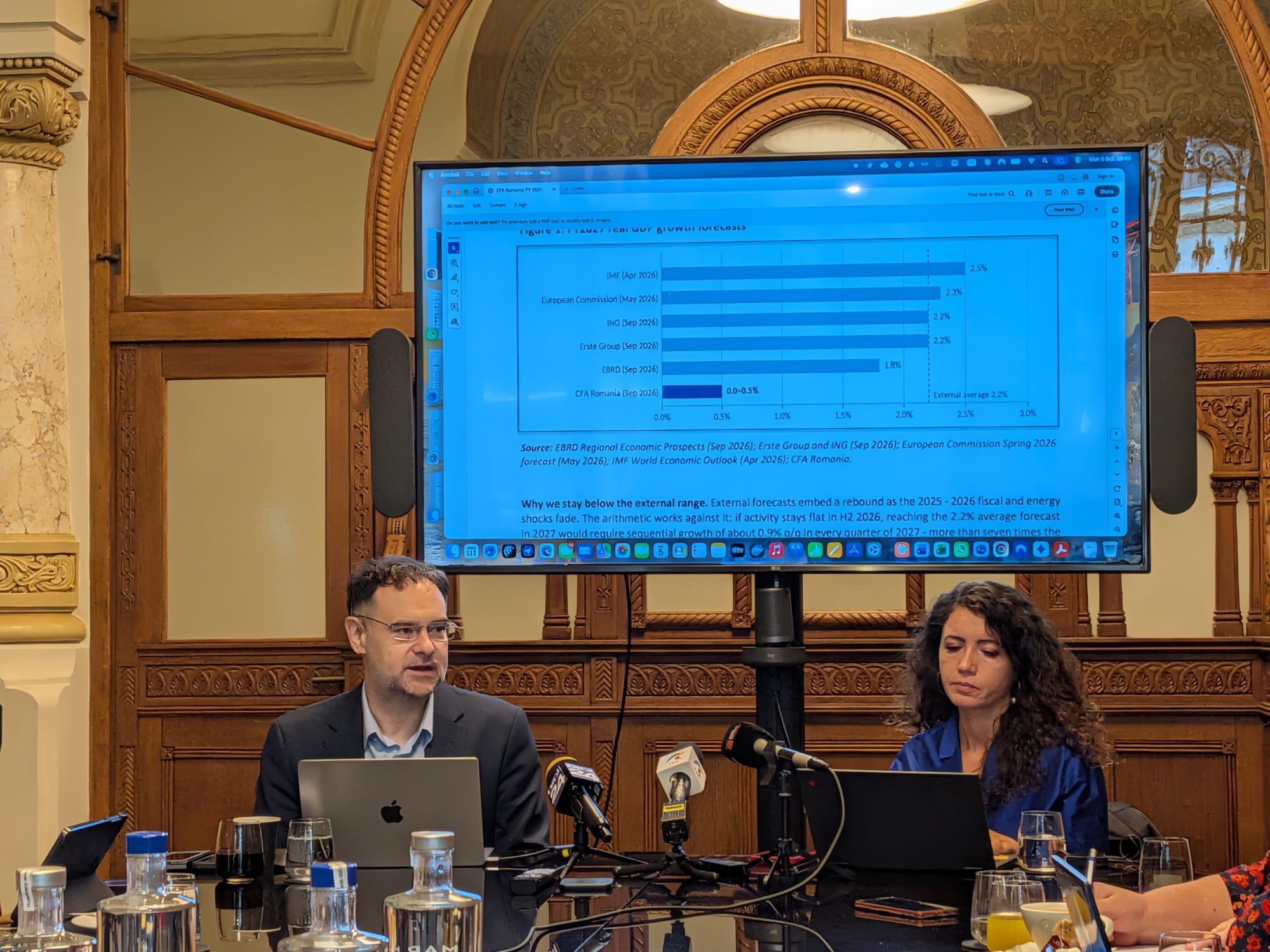 Perspective economice pentru 2027: CFA România estimează o creștere de doar 0-0,5%