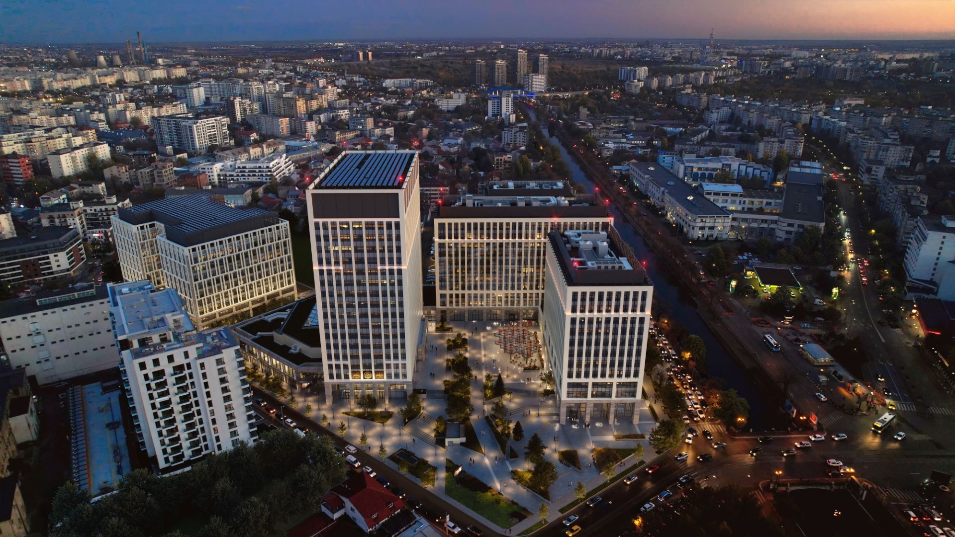 Creștere a cererii noi de spații de birouri în București în primele nouă luni ale anului