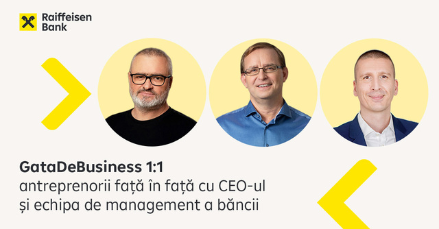 Raiffeisen Bank România introduce consultanță 1:1 cu echipa de management pentru antreprenori