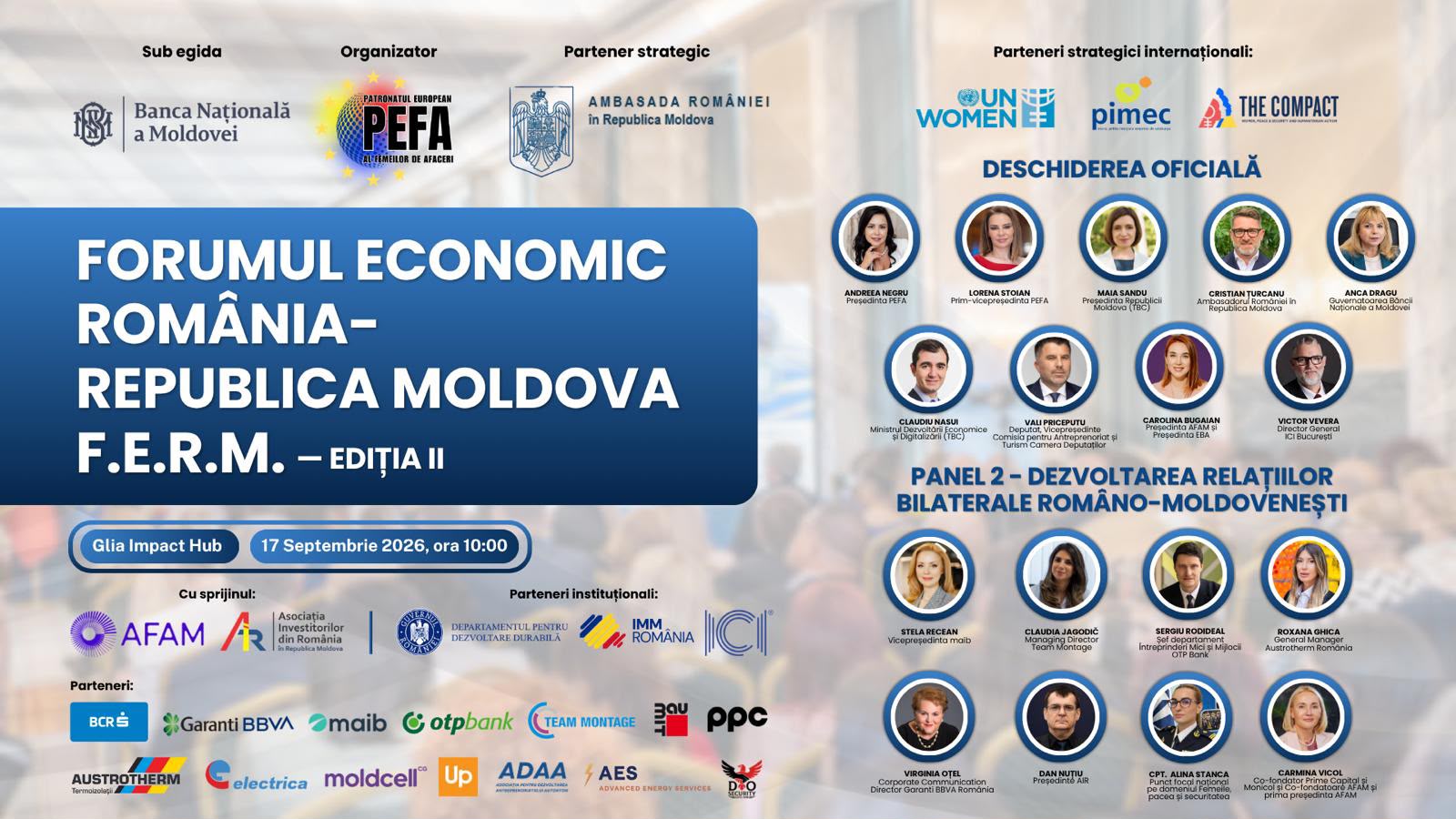 Forumul Economic România–Republica Moldova: Consolidarea parteneriatelor de investiții și a conexiunilor de business