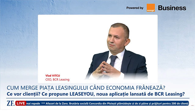 Vlad Vitcu, CEO BCR Leasing: 75% dintre clienți sunt companii antreprenoriale cu cifre de afaceri sub 1 mil. euro