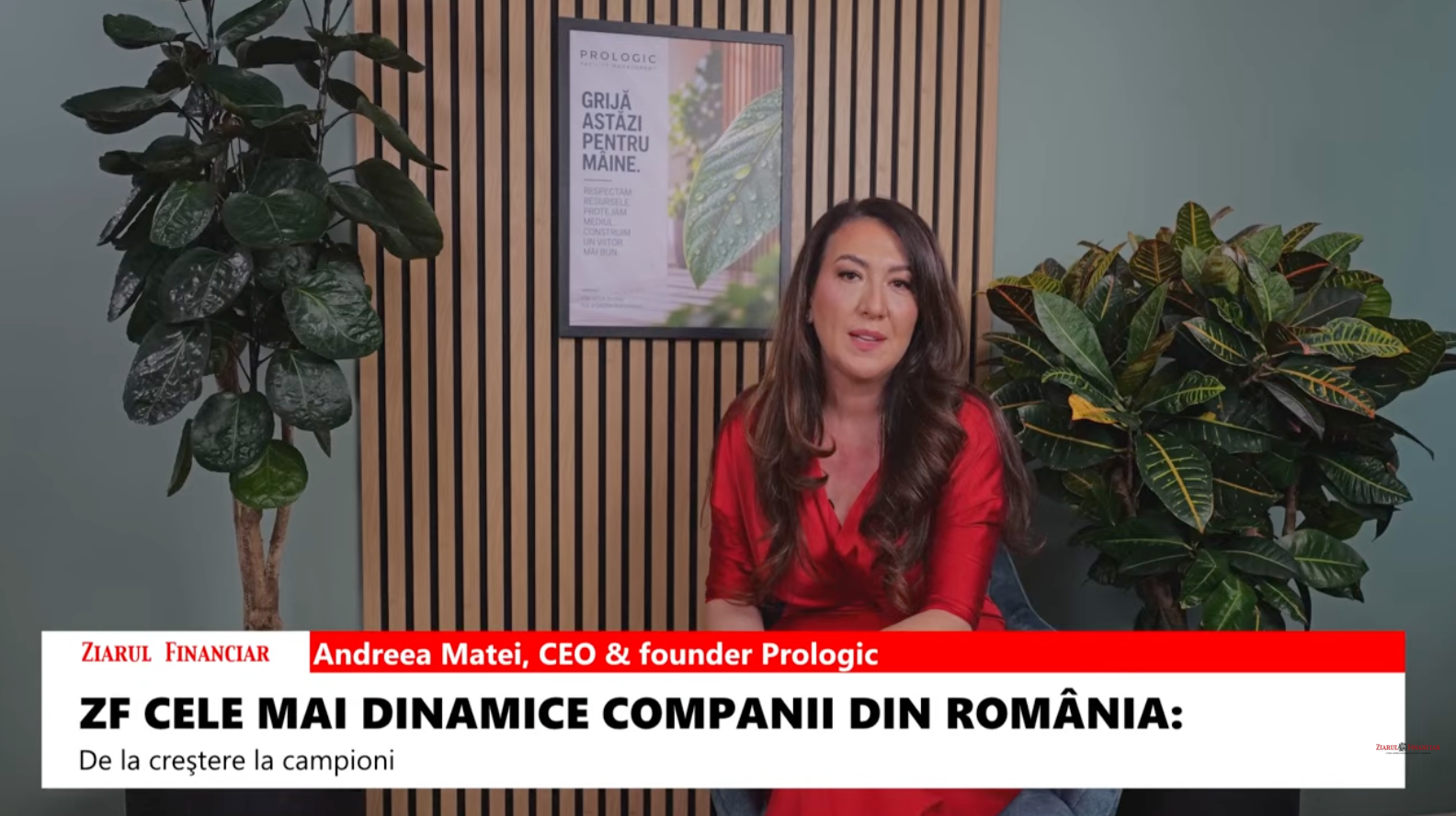 Andreea Matei, CEO Prologic: Cel mai periculos moment pentru o companie este credința în stabilitatea succesului
